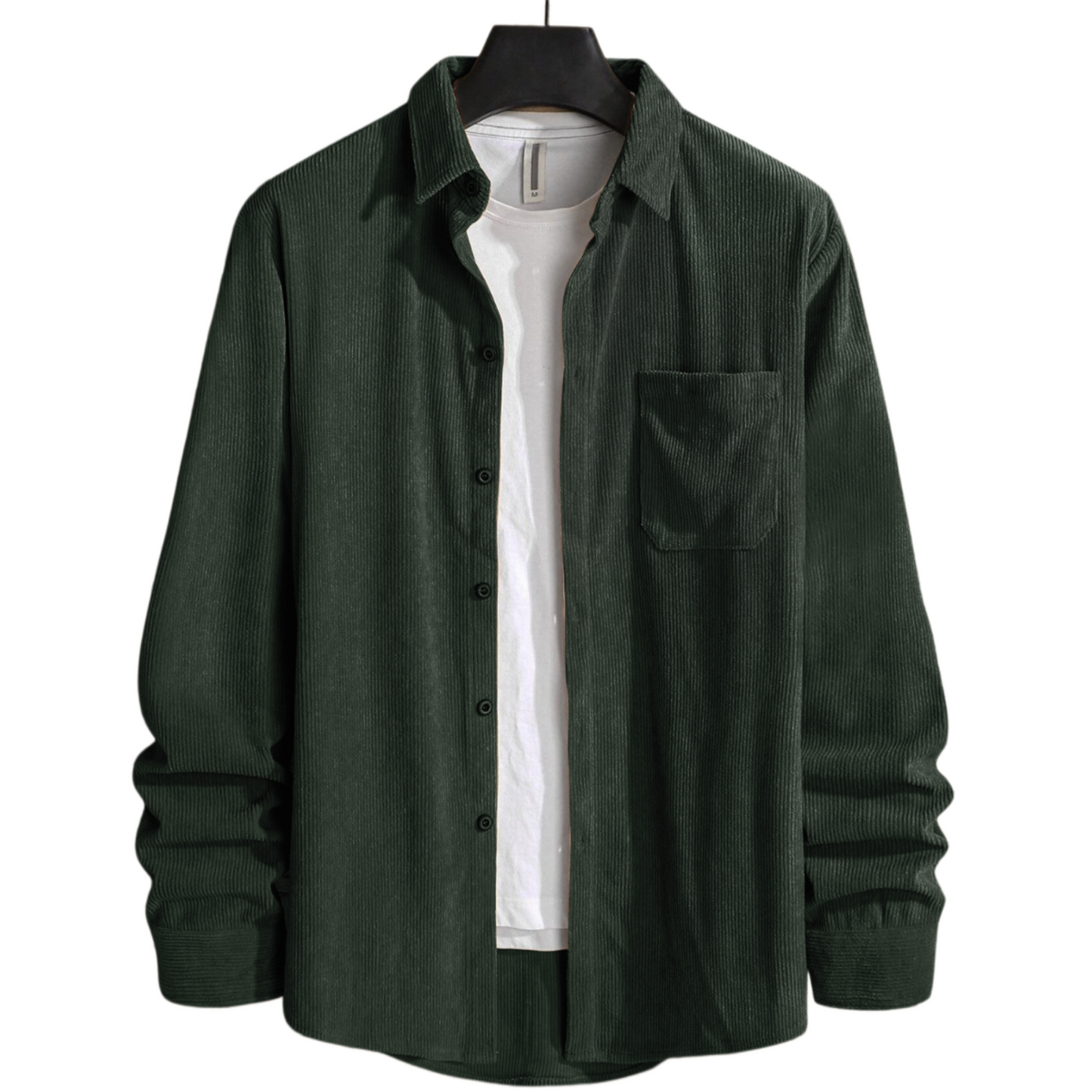 Men’s Cord Shirt || Olive