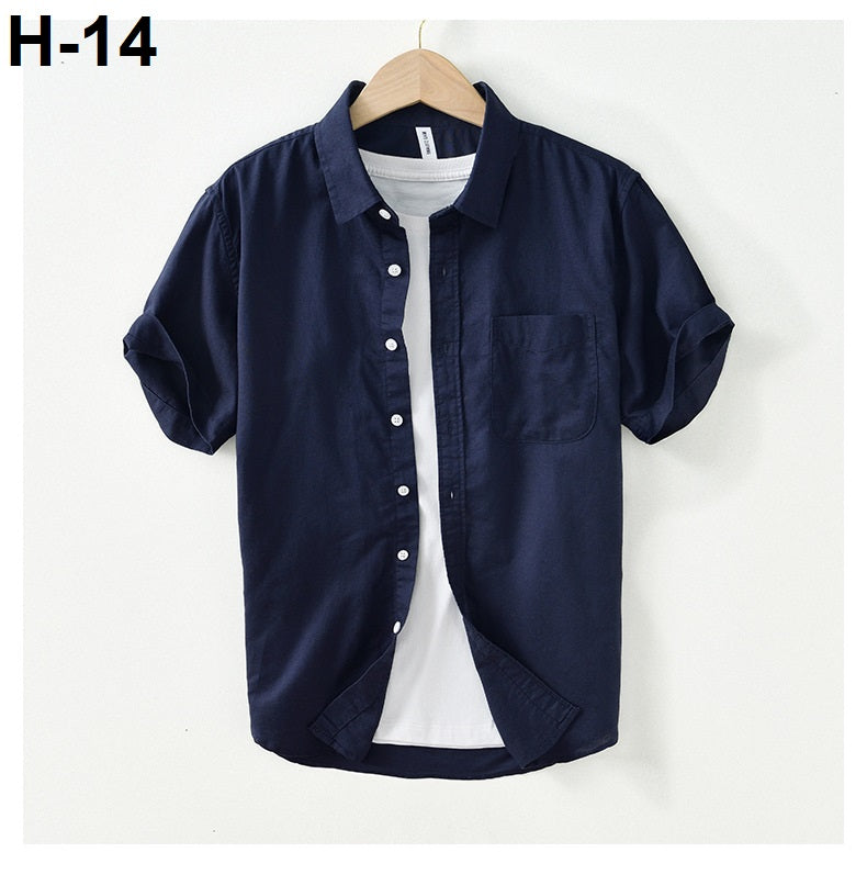 RMEI COTTON HALF SLEEV SHIRT BLUE COLOR