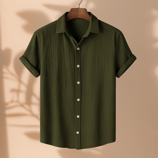 Texture Premium Half Sleeve Shirt |H-705