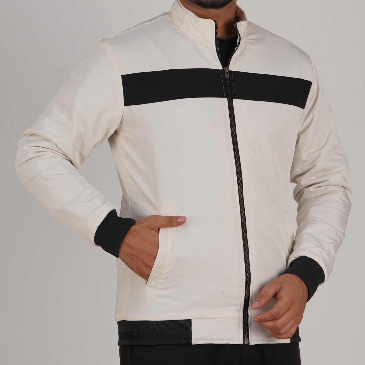 DGI-410 Cream White Men's Winter Jackets