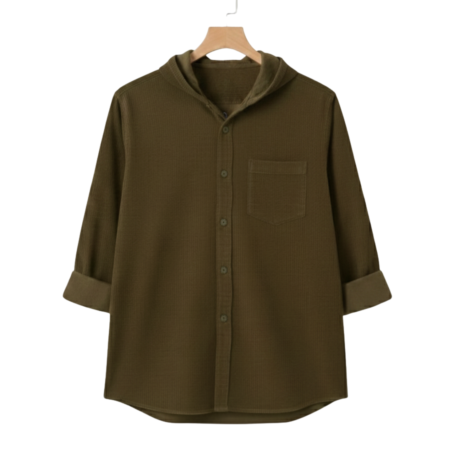 Earthtone Luxe Hoodie Shirt | CD-002