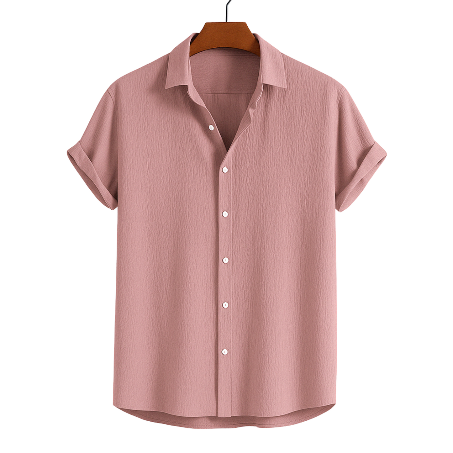 Baby Pink Short Sleeved Shirt |H-401