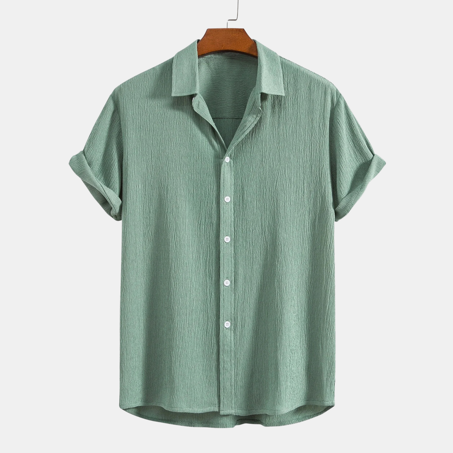 SEA GREEN Short Sleeved ShirtT| H-405
