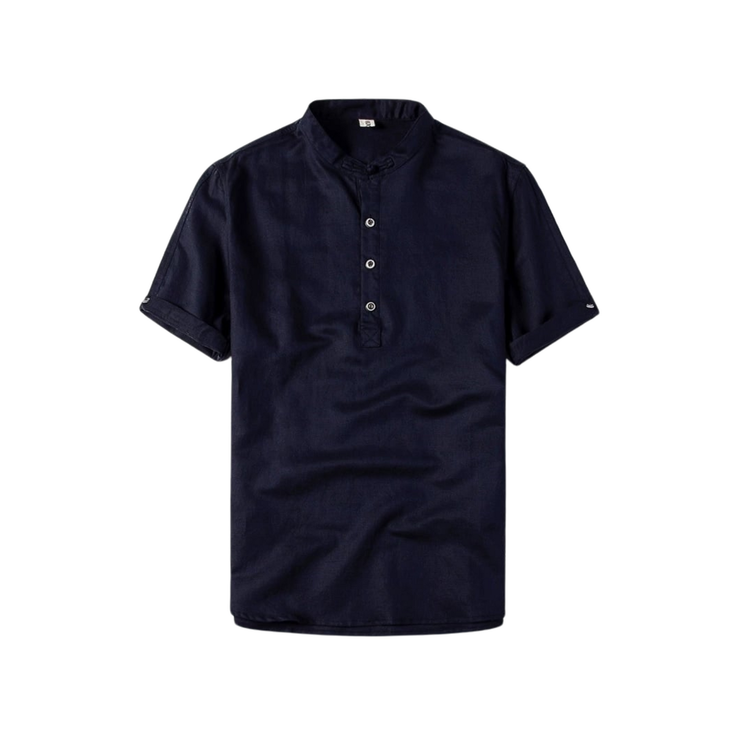 Men's Band Collar Katua | Black Z-12