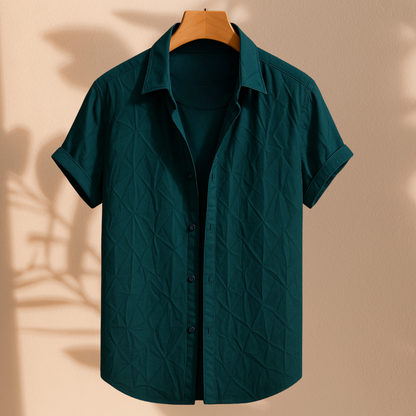 Premium Embossed Half Sleeve Shirt|H-1003