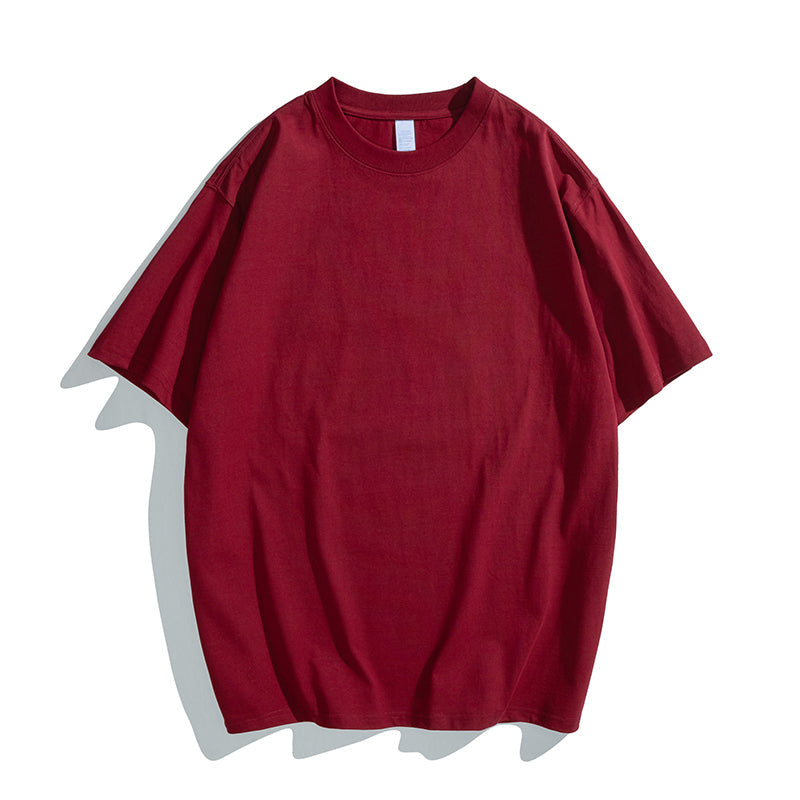 Drop Shoulder || Maroon