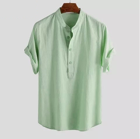 Men's Band Collar Katua | Green Spring
