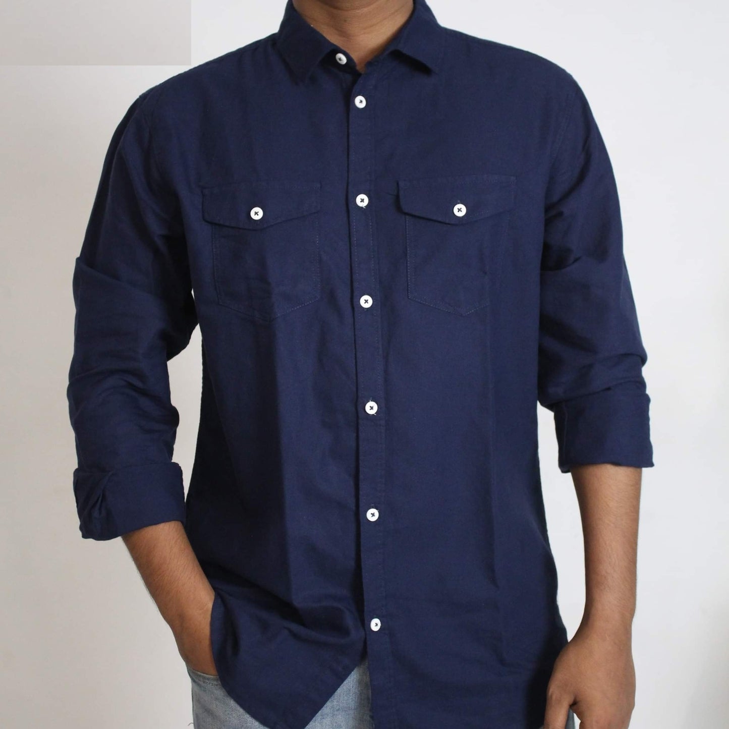 Men's Double Pocket Shirt | Y2K-777