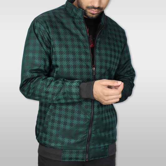 CHK-28 Green Plaid Jacket For Men