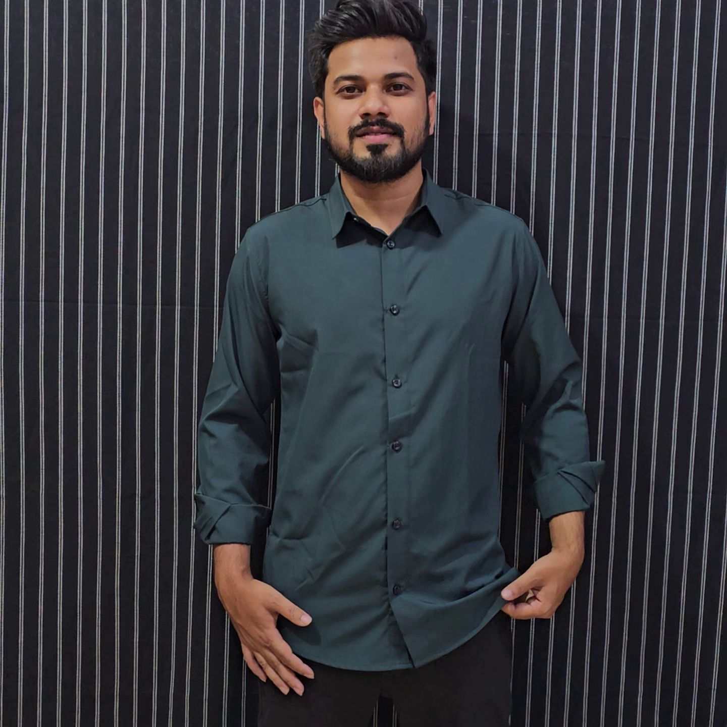 Solid Full Sleeve Shirt | A-75