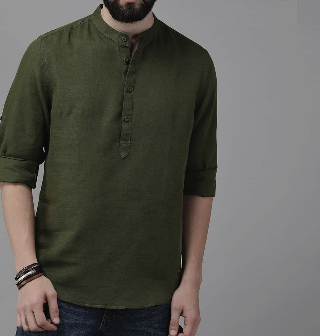 Olive Band Collar Katua | B-2