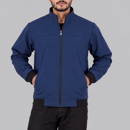 Men’s Bonded Jacket in  Blue-BH-390