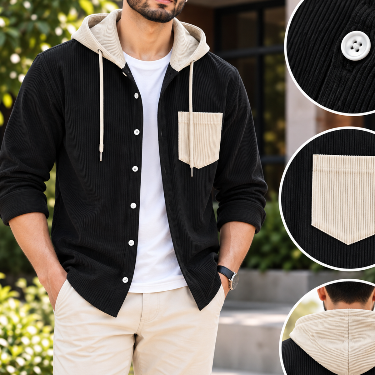 Z'black Luxe Hoodie Shirt |CD-007