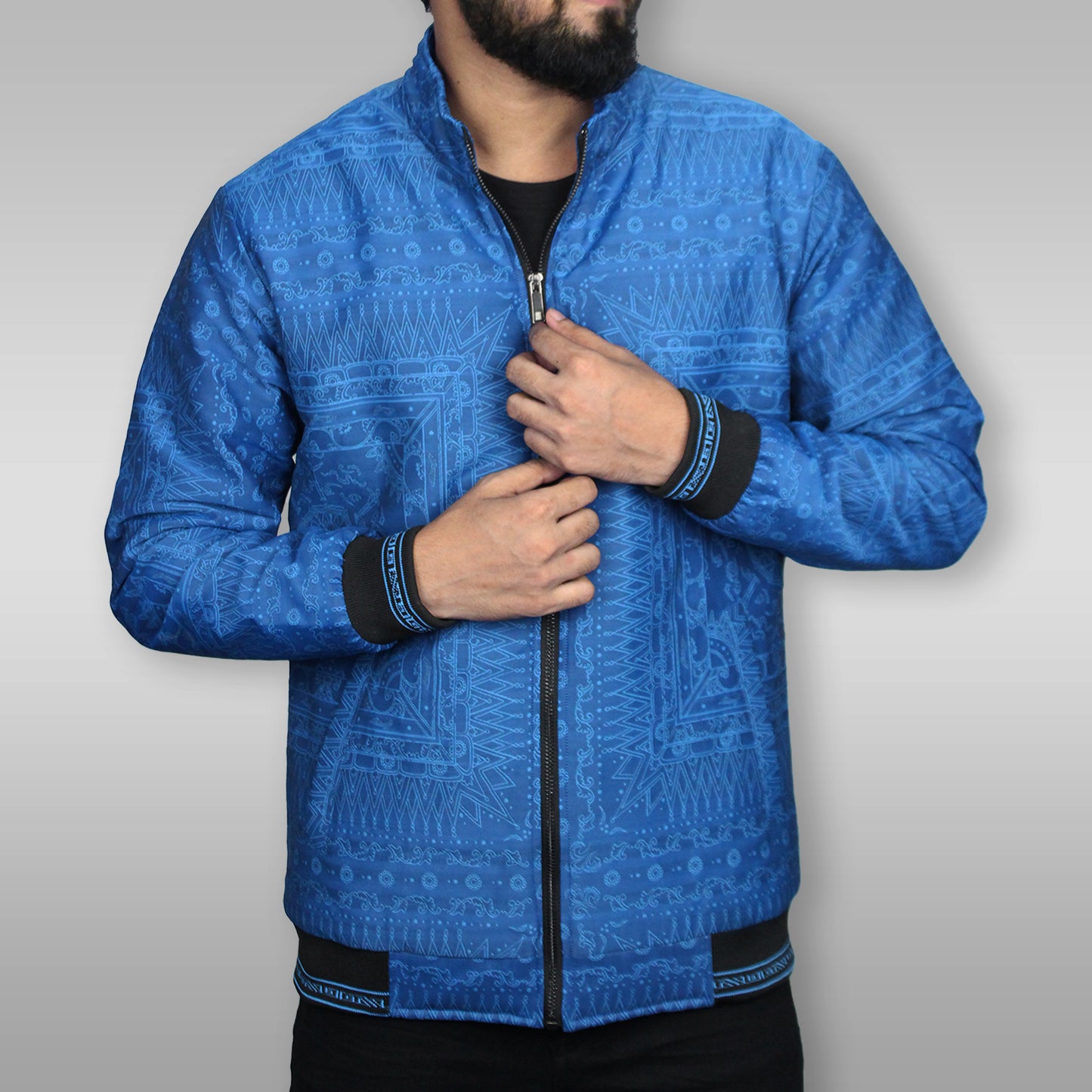 Blue winter jacket for Men