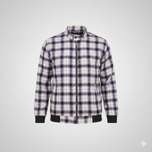 Men’s Corduroy Jacket in Lavender White CD-60