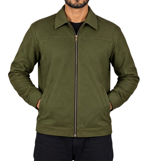 Olive Winter Jacket Monochrome - MP 801