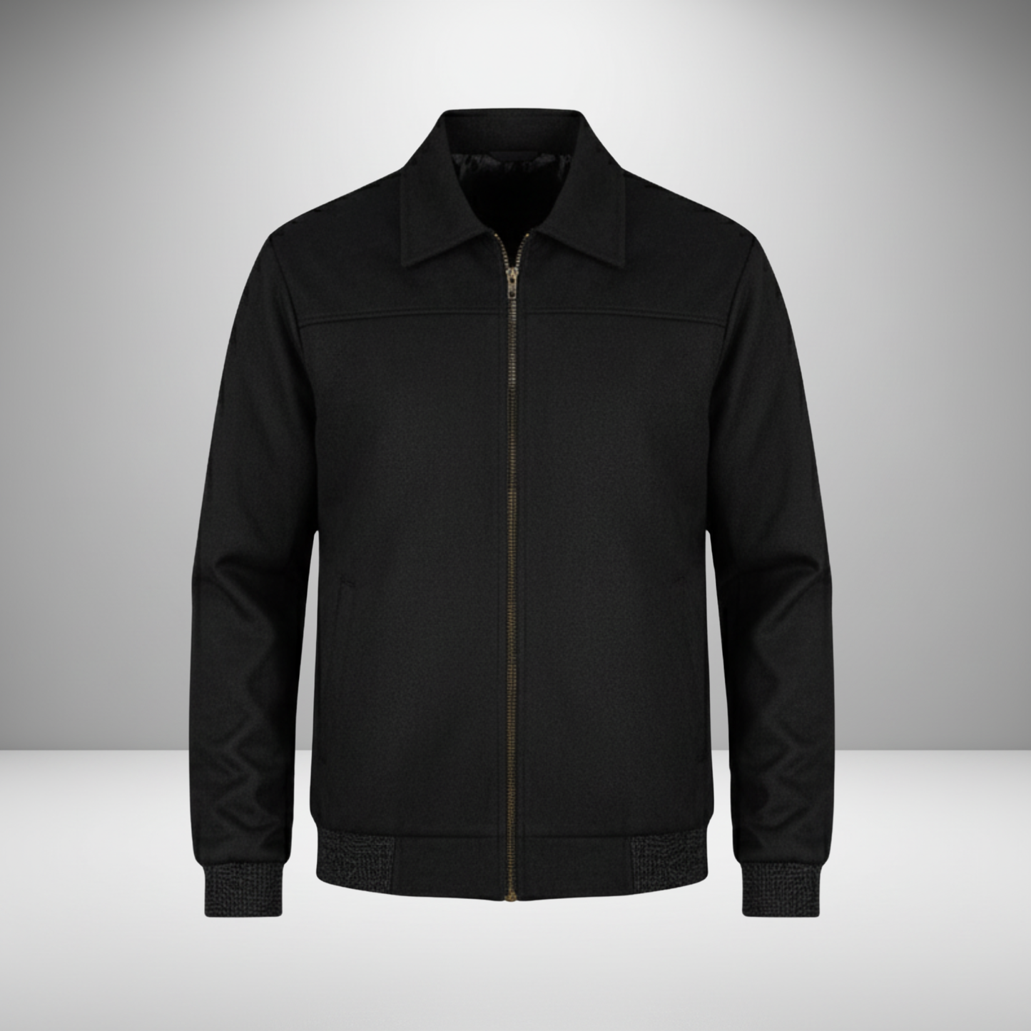 Black Winter Jacket Monochrome - MP810
