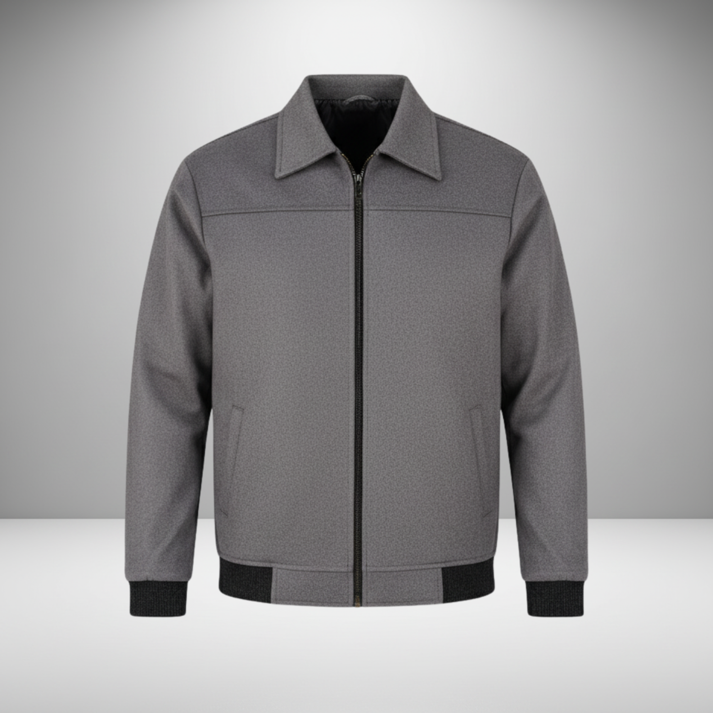 Gray Winter Jacket Monochrome - MP820