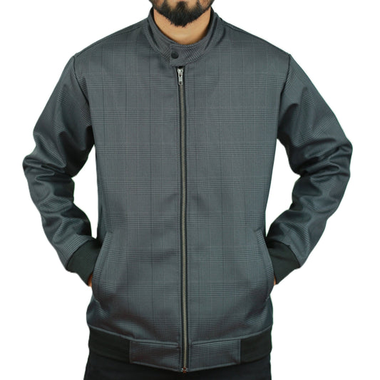 Men’s Bonded Jacket in Black Ash-CD-70