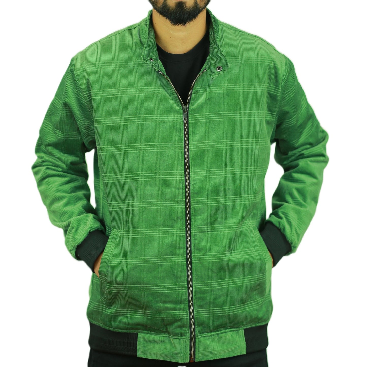 Men’s Corduroy Jacket in Sea Green| CD-30