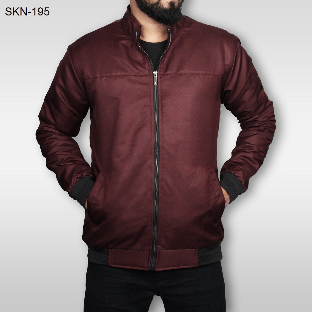 PREMIUM Maroon JACKET FOR MEN-SKN-195