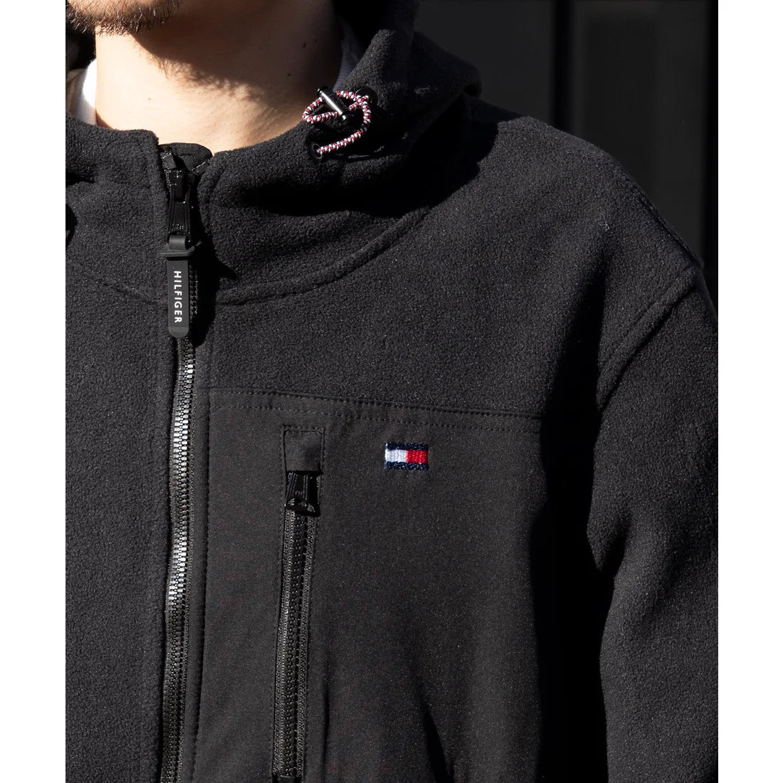 Black Color hoodie Jacket-EXP-10