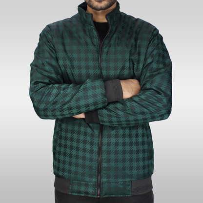 CHK-28 Green Plaid Jacket For Men