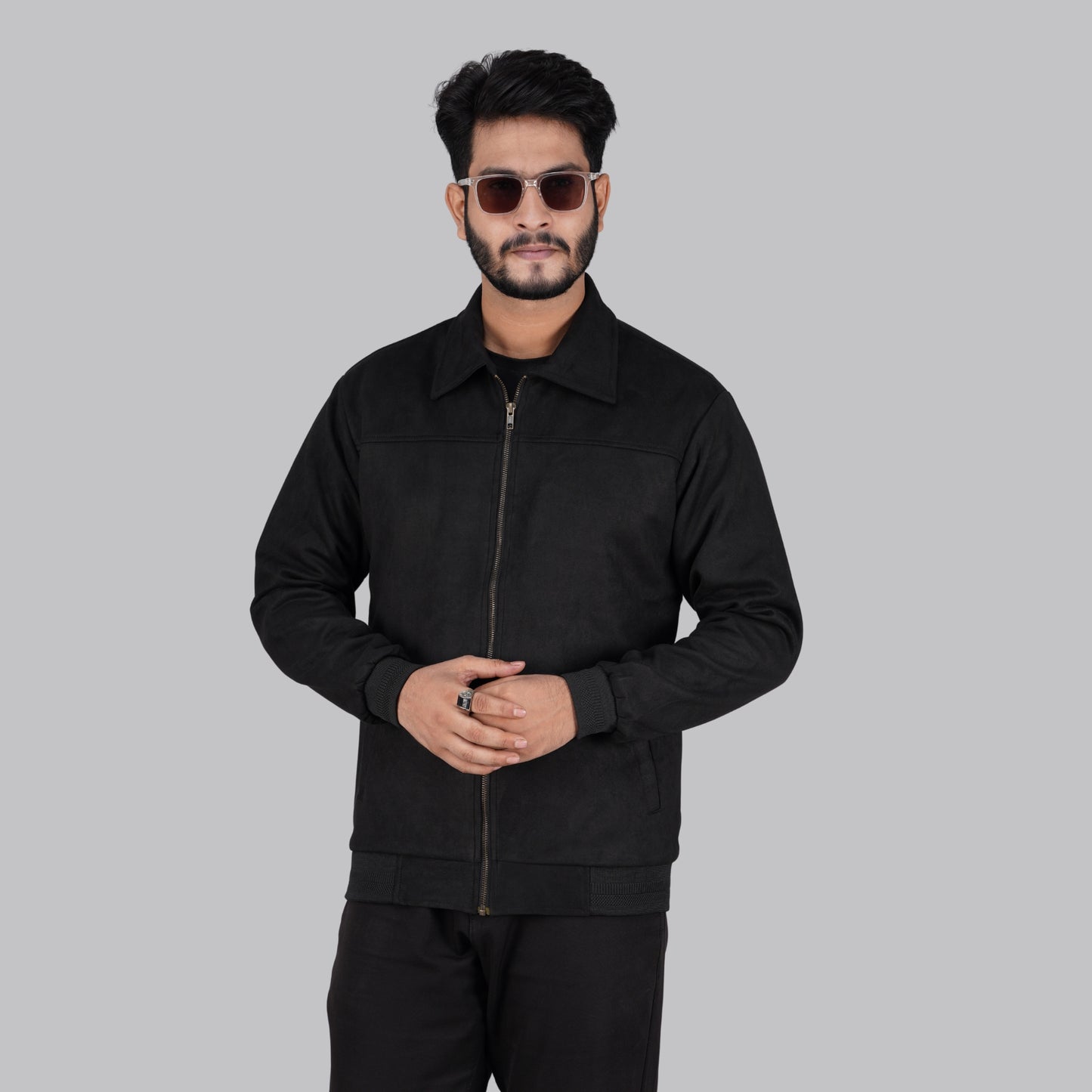 Black Winter Jacket Monochrome - MP810