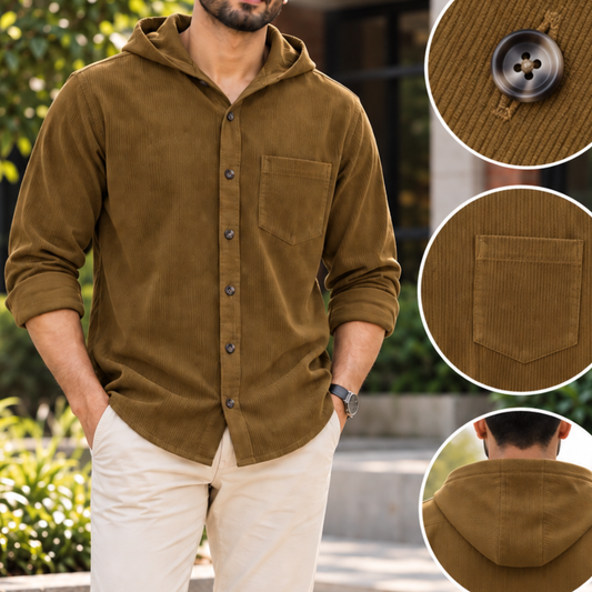 Espresso Luxe Hoodie Shirt | CD-004