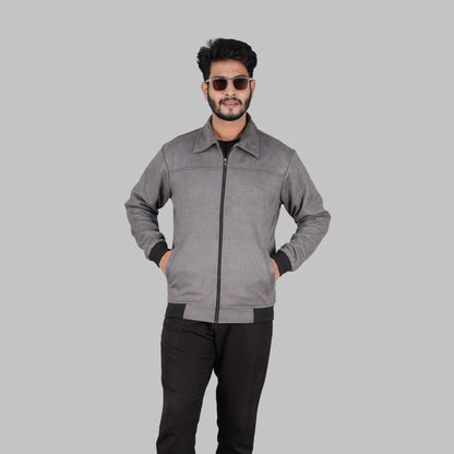 Gray Winter Jacket Monochrome - MP820