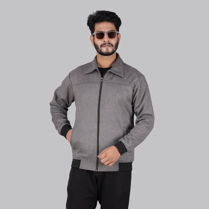 Gray Winter Jacket Monochrome - MP820