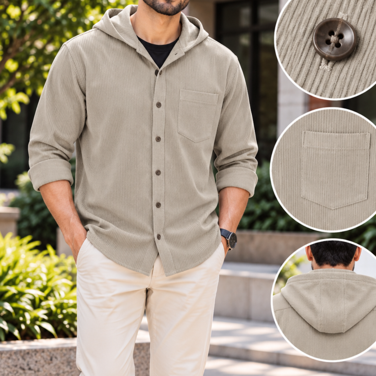 Sandstorm Luxe Hoodie Shirt | CD-003
