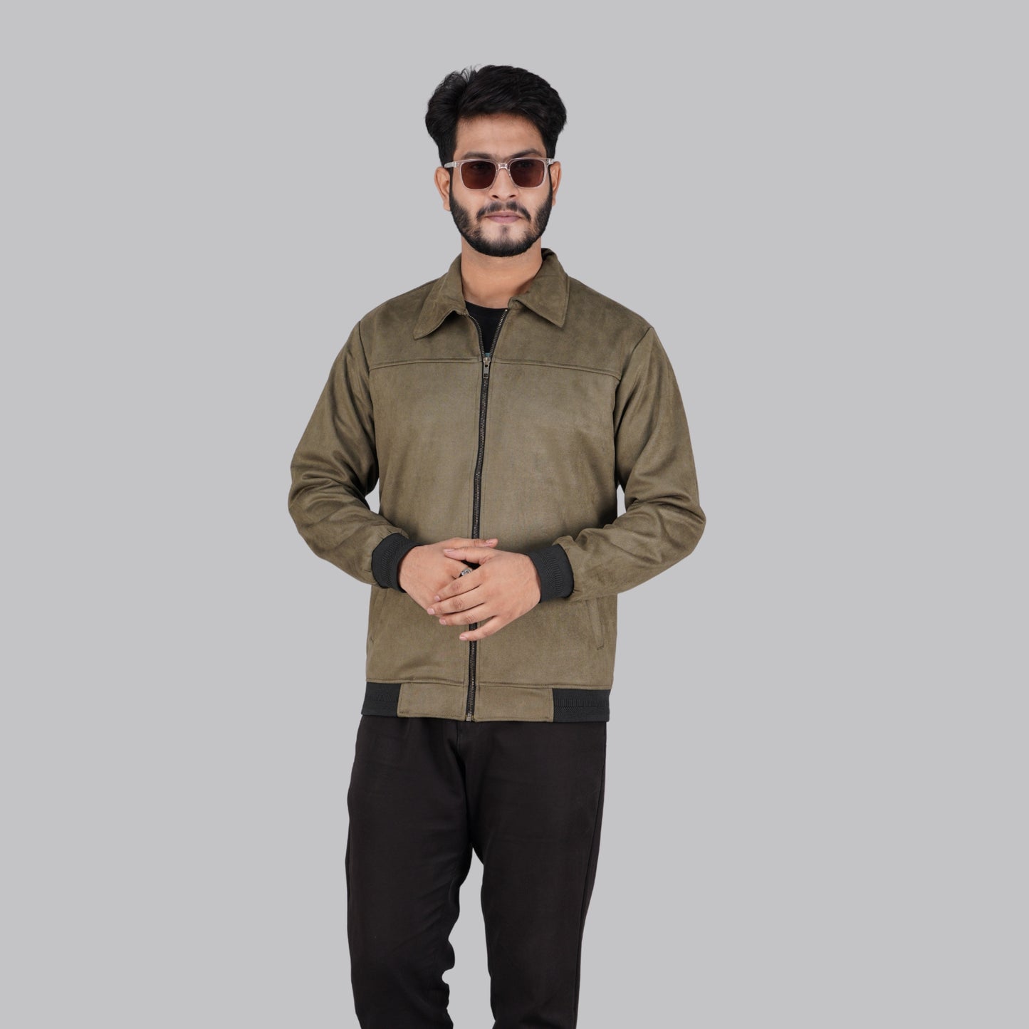Olive Winter Jacket Monochrome - MP830