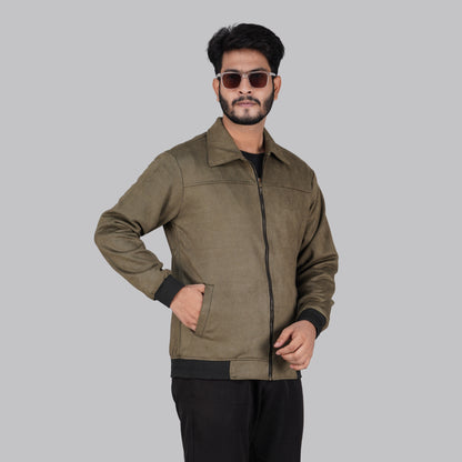 Olive Winter Jacket Monochrome - MP830
