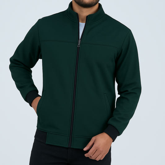 Men’s Bonded Jacket in Deep green-BH-550