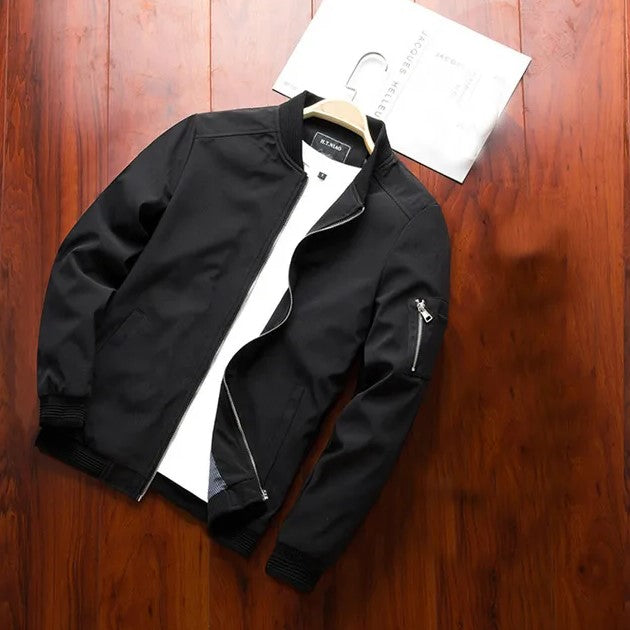 V-2 Black Bomber Jacket