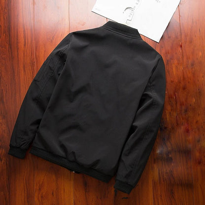 V-2 Black Bomber Jacket