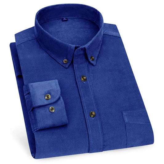 Men’s Cord Shirt || Royal Blue