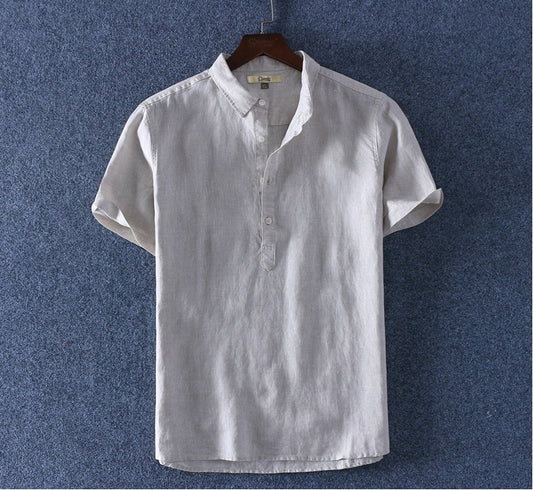 100% Pure Remi Rayon Short Sleeved Katua Shirt|HK-33