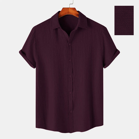 Purple Short Sleeved Shirt‌‌‌‌‌| H-408