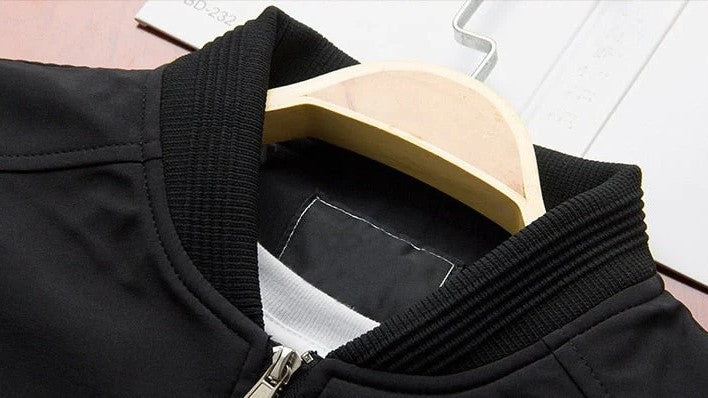 V-2 Black Bomber Jacket