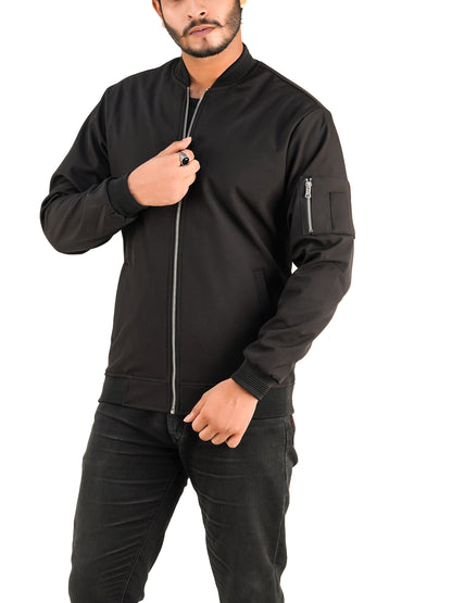 V-2 Black Bomber Jacket