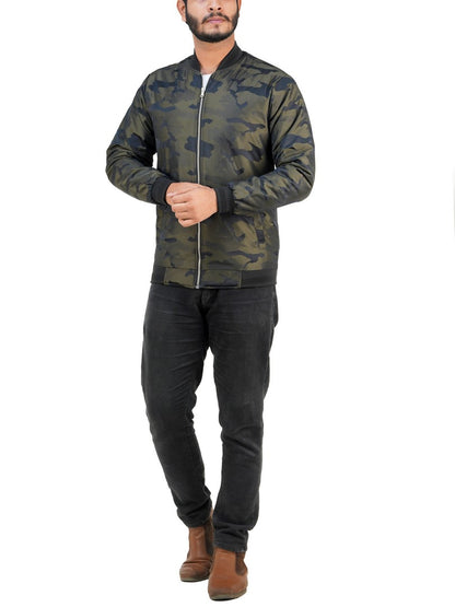 KM-51 Camouflage High-Neck Winter Jacket For Mens