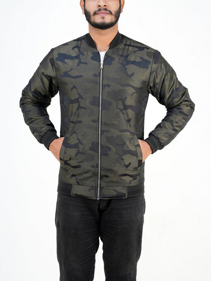 KM-51 Camouflage High-Neck Winter Jacket For Mens